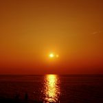 新潟の夕日